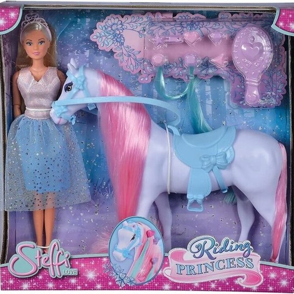 NEW! Steffi Love Riding Princess Doll and Horse (Simba 105733519, Barbie-Size) - Picture 7 of 7